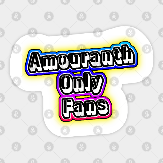 amouranth only fans Fans Sticker TeePublic